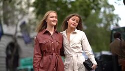 Street Style - LFW September 2018 Stock Footage