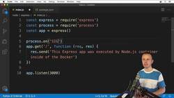 The Complete Practical Docker Guide - Add Handling of the SIGINT and SIGTERM Signals Instructional Video