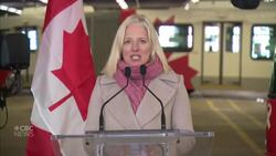 Federal infrastructure minister is asked if the pandemic has changed her support for public transit. News Clip