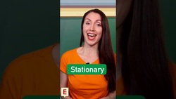Stationary vs Stationery. Do you know the difference? #shorts Instructional Video