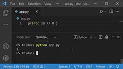 The Ultimate Guide to Python Programming With Python 3.10 - Numerical Operations Instructional Video