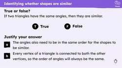 Similarity in shapes Instructional Video