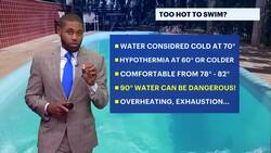 Can swimming become dangerous due to extremely high water surface temperatures? News Clip