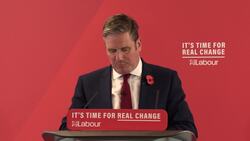 Starmer outlines Labour's Brexit policy and attacks Conservatives on NHS News Clip