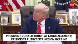 Trump 'HUMILIATES' Zelensky In Front Of Elon Musk; Sends This Message To Putin On Ukraine Strikes News Clip