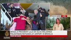 Palestinian families escaping Israeli bombardment on Gaza have reunited with family in Brazil News Clip