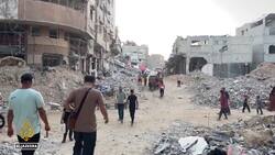 Israel destroyed Khan Younis yet these Palestinians came back home News Clip