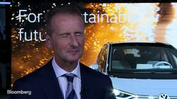 VW CEO Herbert Diess on Electric Cars and Effects of Trade War News Clip