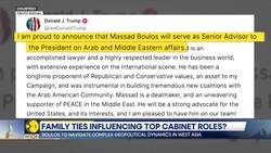 USA News: Trump Names Daughter's Father-In-Law Massad Boulos As Senior Adviser On Middle East | WION News Clip
