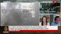 At least 6 Palestinians killed in Israeli strike on UNRWA school News Clip