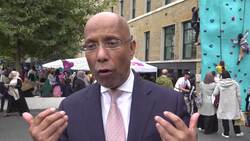Interview with Tower Hamlets Executive Mayor Lutfur Rahman at Town Hall event News Clip