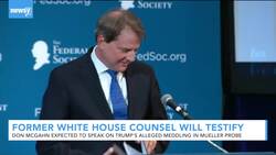 Ex-White House Counsel Don McGahn Agrees To Testify In Trump Probe News Clip