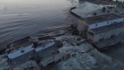 WATCH: Video Shows Water Flowing Through Destroyed Dam in Ukraine News Clip