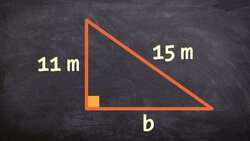 Given two sides of a triangle determine the missing length Instructional Video