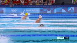 Penny Oleksiak, Canada advance to women's 4x100m medley relay final with 2nd place finish in the heats Instructional Video