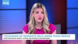 Thousands Of Migrants Converge Under Texas Bridge News Clip