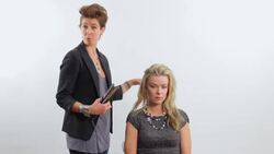 How to Curl Hair with a Flat Iron for a Messy Look Instructional Video