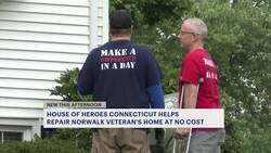 House of Heroes Connecticut helps repair the homes of two local veterans at no cost Instructional Video