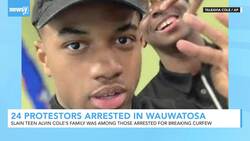 Family of Black Teen Killed by Officer Arrested at Protest News Clip