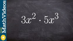 ACT SAT Prep How to multiply two algebraic expressions by using properties of exponents Instructional Video