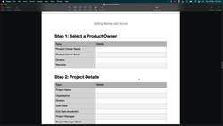 Getting Started with Scrum - Demo: Selecting the Product Owner Instructional Video
