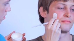 How to Paint a Cheek Skull with Face Paint Instructional Video