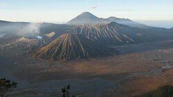 Bromo Volcano Sunrise - Indonesia Stock Footage