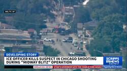 ICE officer fatally shoots suspect after being dragged by car near Chicago, DHS says News Clip