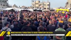 Israeli PM Netanyahu threatens to seize territory in Gaza if hostages not released News Clip