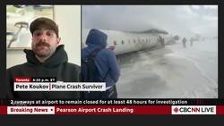 Toronto plane crash survivor recounts minutes after hitting the ground News Clip