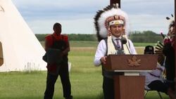 CLEAN : Canada's Trudeau visits Cowessess after graves found at indigenous school News Clip