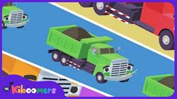 Dump Truck Song | Songs for Kids | The Kiboomers Instructional Video