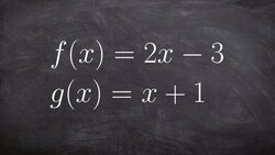 Evaluate the Composition of Two Functions Given a Value Instructional Video