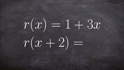 Evaluating functions with a binomial Instructional Video
