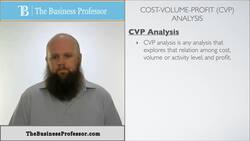 Cost Volume Profit Analysis (CVP) - Accounting Instructional Video