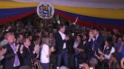 VOICED : Guaido de vuelta en Venezuela anuncia nueva ofensiva contra Maduro News Clip
