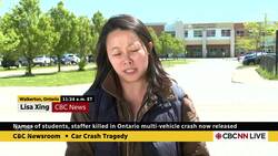 Hundreds mourn outside school in Walkerton, Ont., for students, coach killed in crash News Clip