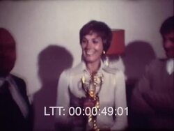 Julie Andrews Lew Grade Award 1970s Stock Footage