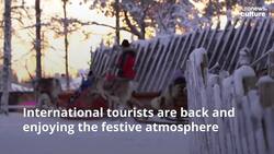 Christmas festivities in full swing at Santa Claus Village in Lapland News Clip