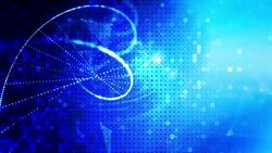 DNA strand medical background Stock Footage