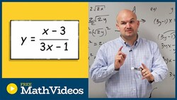 Step by step find the inverse of a function with x in numerator and denominator Instructional Video
