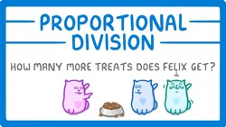 GCSE Maths - Proportional division #86 Instructional Video