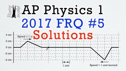 2017 #5 Free Response Question - AP Physics 1 - Exam Solution Instructional Video