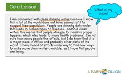 Drafting a Thesis Statement for an Argumentative Essay Instructional Video