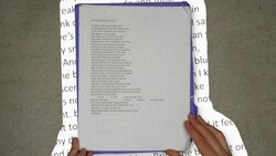 Gabrielle Calvocoressi reads “Hammond B3 Organ Cistern” Instructional Video