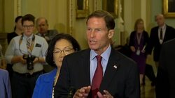 Senator Blumenthal calls for full investigation before follow-up Kavanaugh hearing amid sex abuse allegation Stock Footage