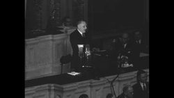 Roosevelt delivers the State of the Union address in 1936 News Clip