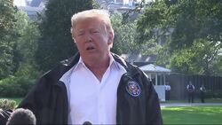 Trump talks on storm visit; Koreas and Manafort Instructional Video