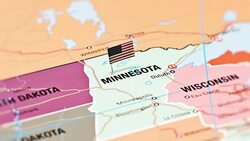 Minnesota from USA States Stock Footage