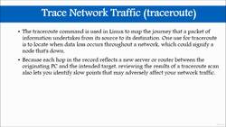 Linux Network Administration - Tracing Network Traffic - Traceroute Instructional Video